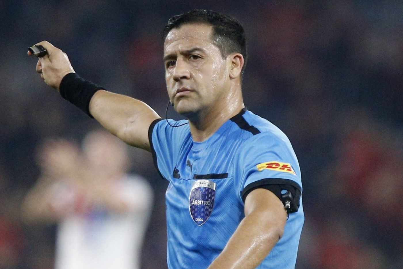 Árbitro Felipe González, do Chile