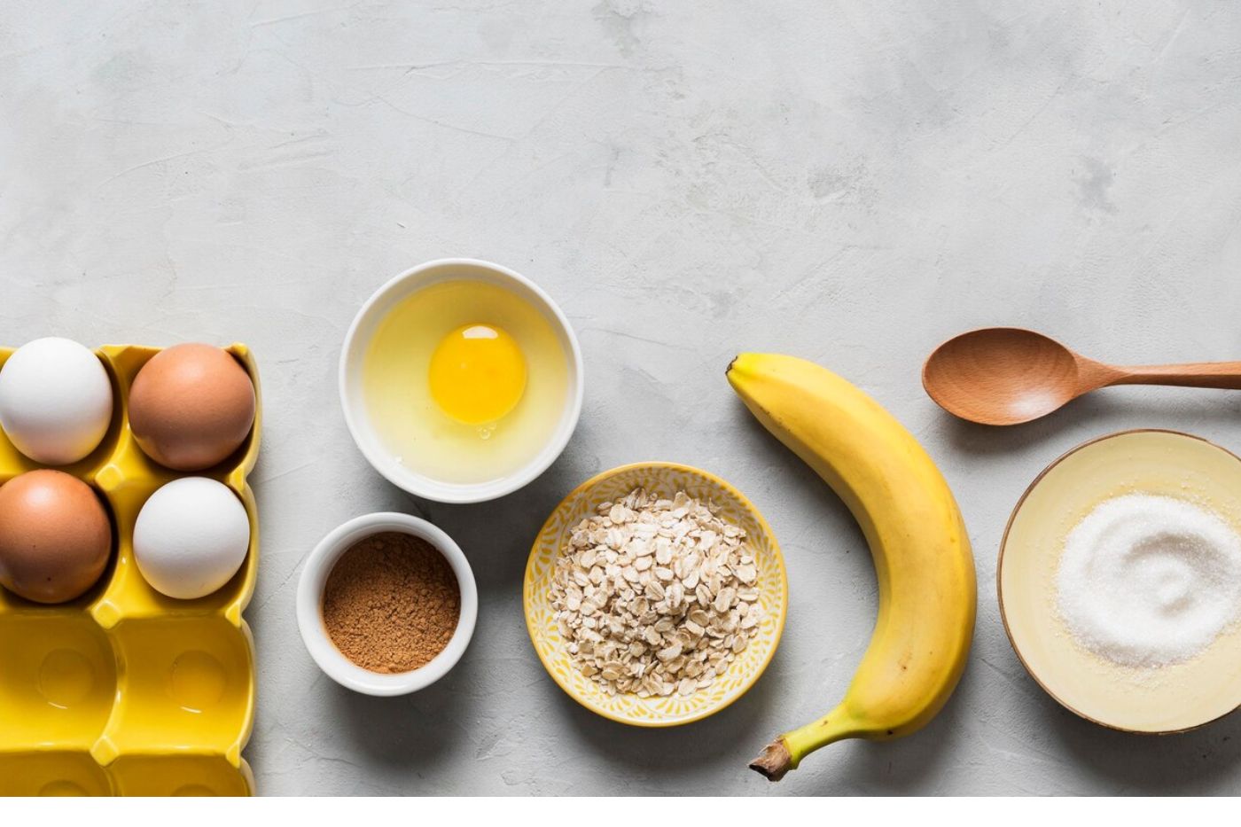 Ingredientes para receita de bolo