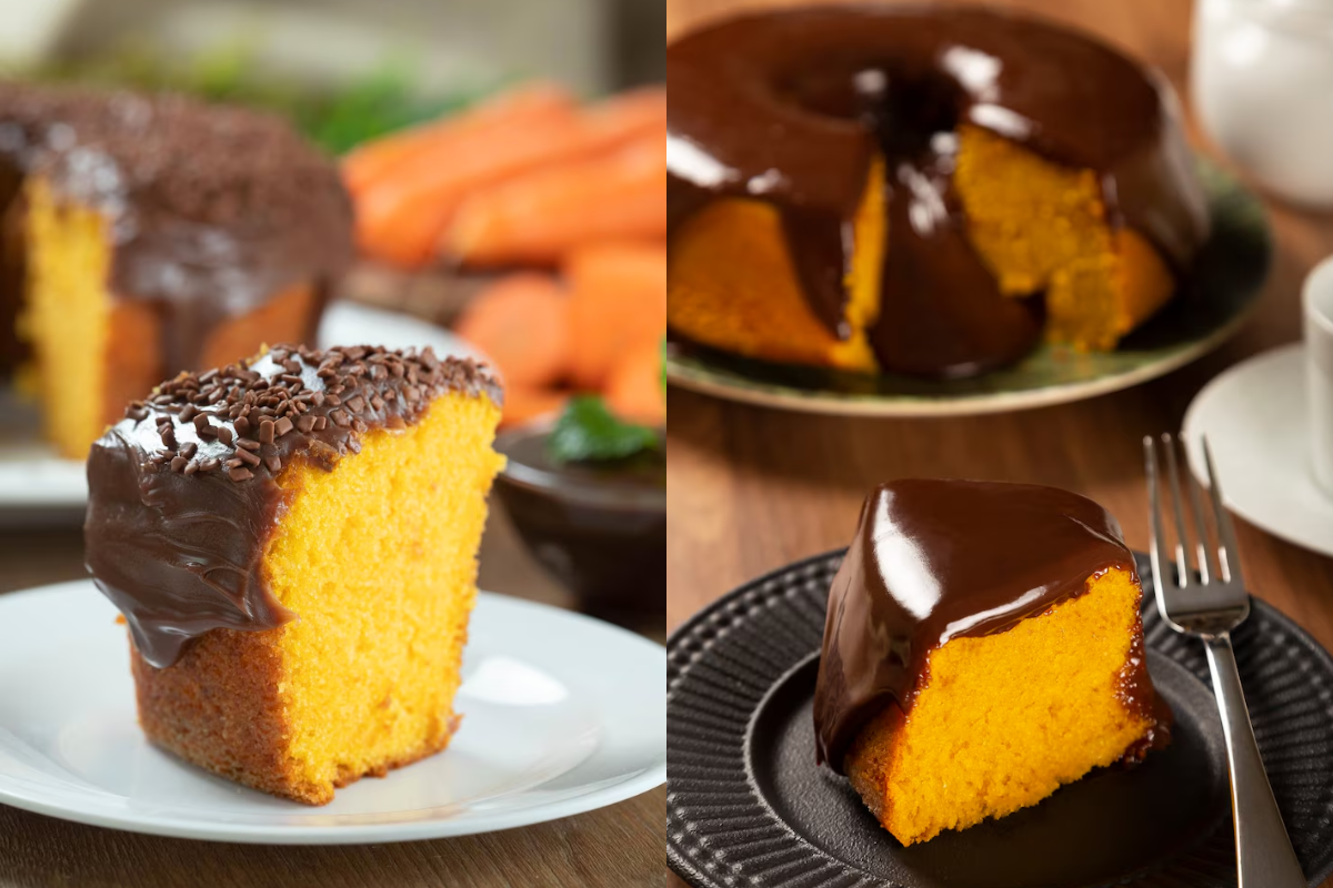 Passo a passo do bolo de cenoura com chocolate
