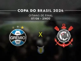 Grêmio x Corinthians ao vivo hoje