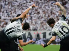 Corinthians vence o Atlético-GO por 3 a 0 na 27ª rodada do Brasileirão