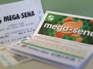 Bilhetes da mega-sena das loterias caixa