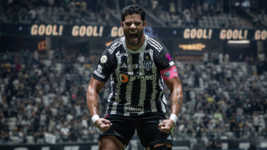Hulk brilha pelo Atlético-MG, marca golaço e iguala Neymar como maior artilheiro brasileiro em atividade
