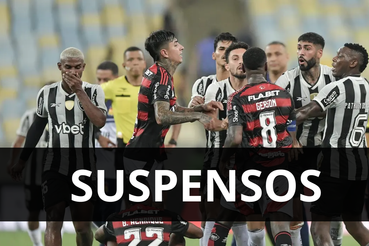 Briga Em Flamengo x Botafogo Rende Suspensão Para Jogadores E VAR