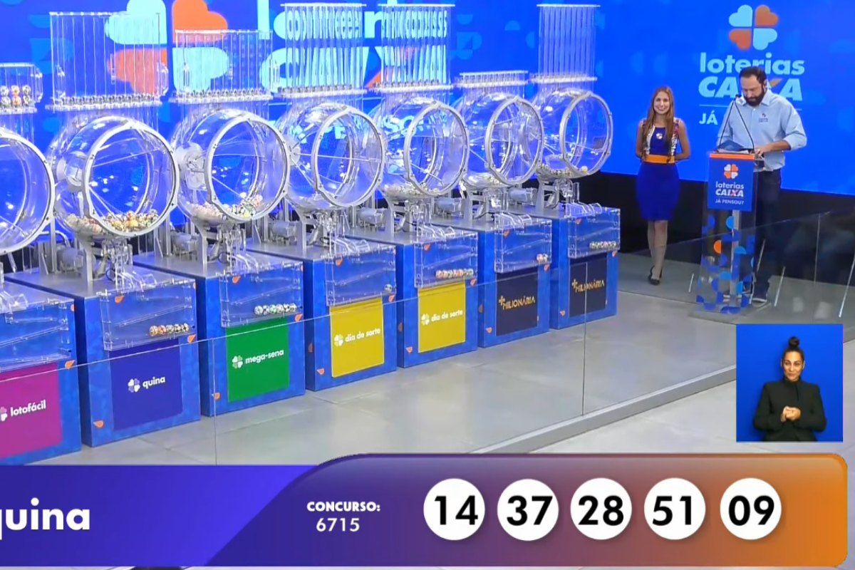 Resultado da Quina de hoje