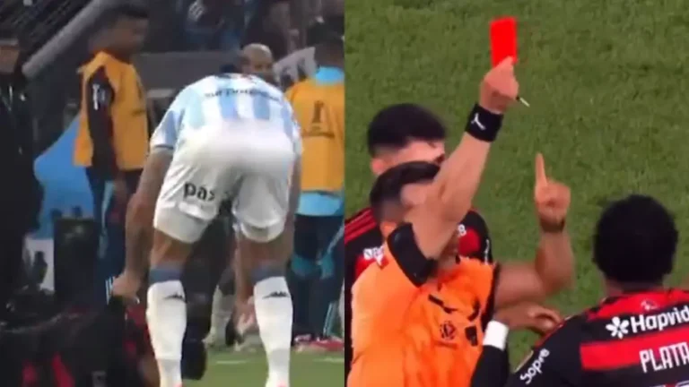 Conmebol aplica suspensão de 2 jogos e multa de US$ 4 mil ao atacante Gonzalo Plata do Flamengo após expulsão na Libertadores
