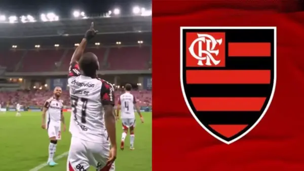 R$ 300 milhões: Douglas Telles, jovem do Flamengo que marcou de 1º toque, vira alvo e salta no mercado após entrar e decidir em 1 minuto