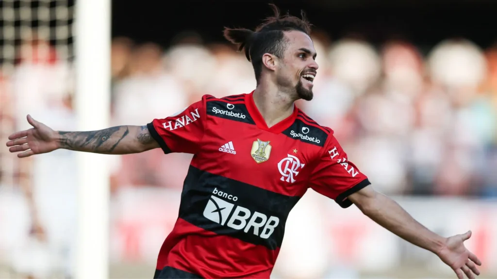 Corinthians mira Michael e Flamengo se preocupa: 2 atacantes em alta deixam o Rubro-Negro em alerta no mercado