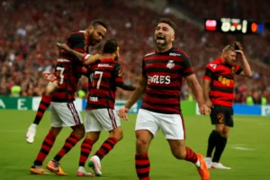 Flamengo atropela Sport por 5 a 1, assume a liderança do Brasileirão e decreta o rebaixamento do Leão!