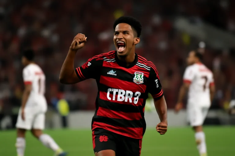 Estreia dos Sonhos: Douglas Telles marca em goleada do Flamengo e celebra 1º gol profissional aos 18 anos!