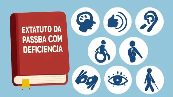Estatuto da Pessoa com Deficiência: 7 conceitos essenciais da Lei nº 13.146/90 para gabaritar no concurso do TJ-RJ, símbolos e acessibilidade
