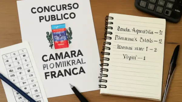 Concurso Câmara de Franca: gabaritos divulgados, prova teve 30 questões e nota mínima de 46, confira cargos, vagas e etapas