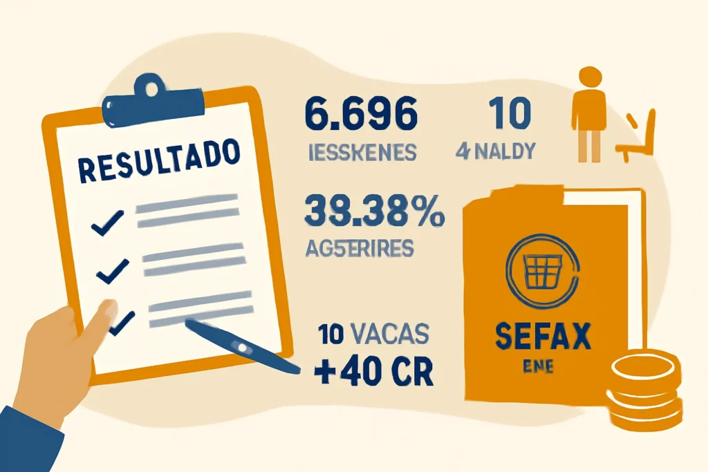 Concurso Sefaz SE: Resultado da prova discursiva divulgado, 6.696 inscritos, 38,38% ausentes, 10 vagas + 40 CR, salário até R$22,5 mil