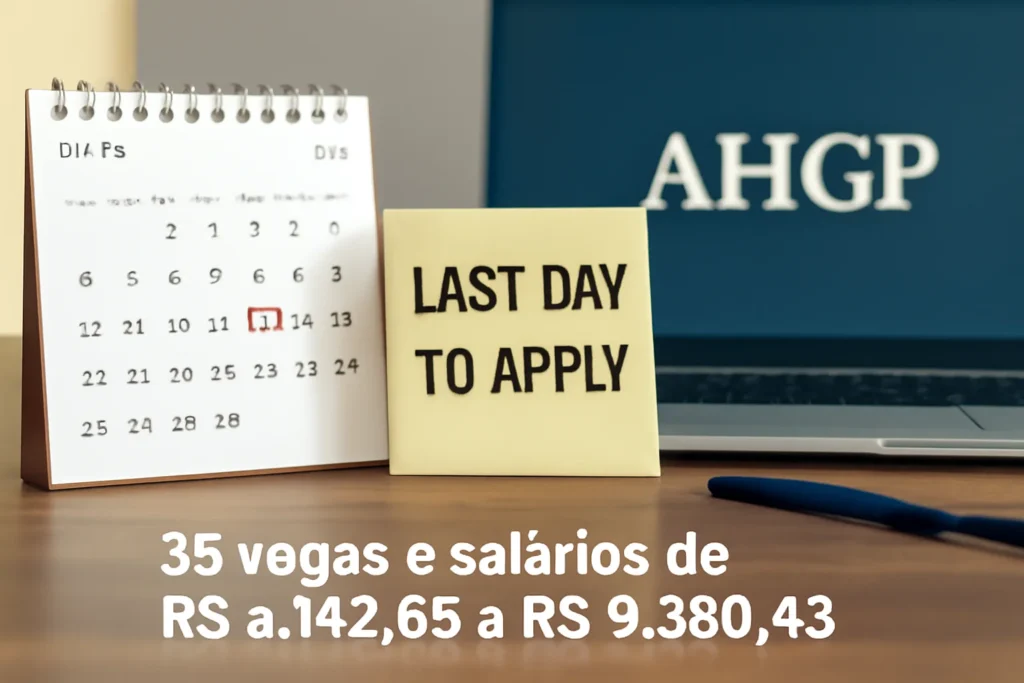 Concurso ALES 2025: último dia de inscrição, IBGP aceita inscrições até às 16h de hoje, 35 vagas e salários de R$ 3.142,65 a R$ 9.360,43