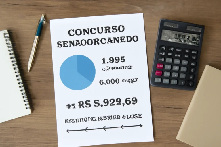 Concurso Senador Canedo: edital com mais de 6 mil vagas, 1.505 imediatas e salários até R$9.929,68, organizado pelo Instituto Verbena/UFG, confira cronograma