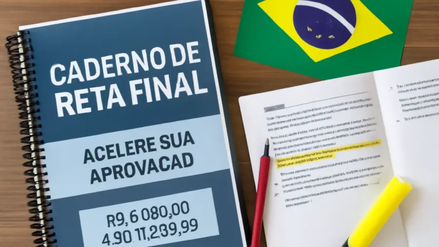 Cadernos de Reta Final para o Concurso Unificado de Pernambuco (CPU PE), resolva questões do edital e acelere sua aprovação, iniciais de R$ 2.870,00 a R$ 11.359,85