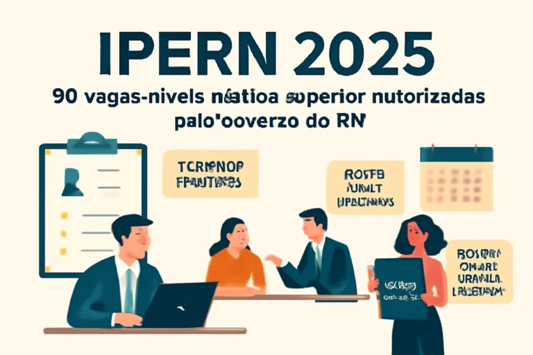 Concurso IPERN 2025: 90 vagas para níveis médio e superior autorizadas pelo Governo do RN, comissão formada, PPA 2024-2027 e banca será definida em breve