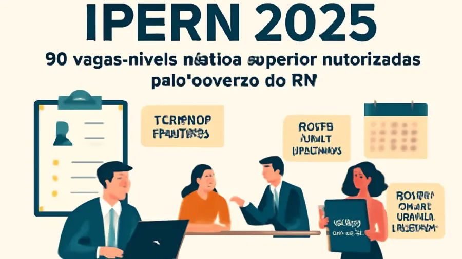 Concurso IPERN 2025: 90 vagas para níveis médio e superior autorizadas pelo Governo do RN, comissão formada, PPA 2024-2027 e banca será definida em breve