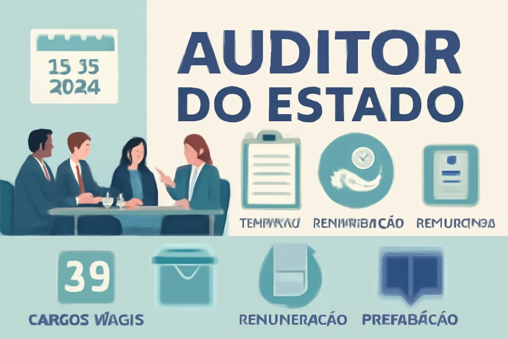 Concurso CGE MA: comissão formada em 13/06/2024 para Auditor do Estado, 39 cargos vagos, requisitos, remuneração e preparação completa