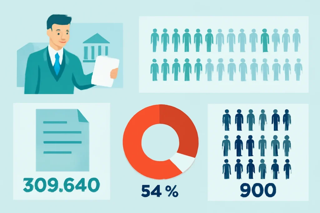 Concurso AFT (CNU 2024): distribuição dos aprovados, 309.640 inscritos, 900 vagas e abstenção de 54%, veja como ficam nomeações e formação