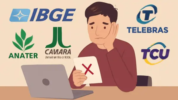 Não passou no CNU? 5 concursos federais com editais previstos entre fim de 2025 e início de 2026, confira IBGE, Telebras, Anater, Câmara e TCU