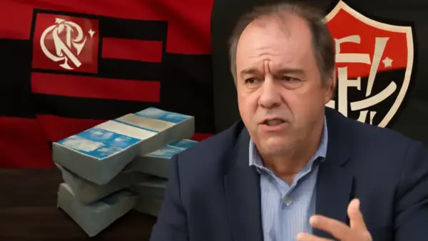 Fábio Mota critica disparidade financeira, diz que vendas do Flamengo equivalem a ‘dois anos de orçamento’ do Vitória e alerta perda de R$ 8 milhões