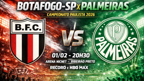 Botafogo-SP x Palmeiras: Onde Assistir ao Vivo, Horário e Escalações pelo Paulistão 2026