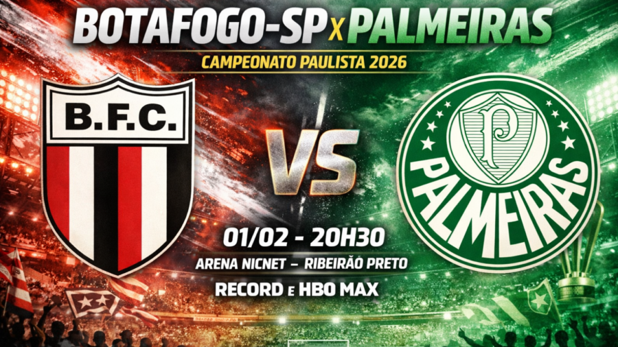 Botafogo-SP x Palmeiras: Onde Assistir ao Vivo, Horário e Escalações pelo Paulistão 2026