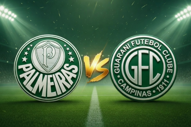 Palmeiras x Guarani hoje (15): onde assistir ao vivo, horário e escalações pelo Campeonato Paulista 2026