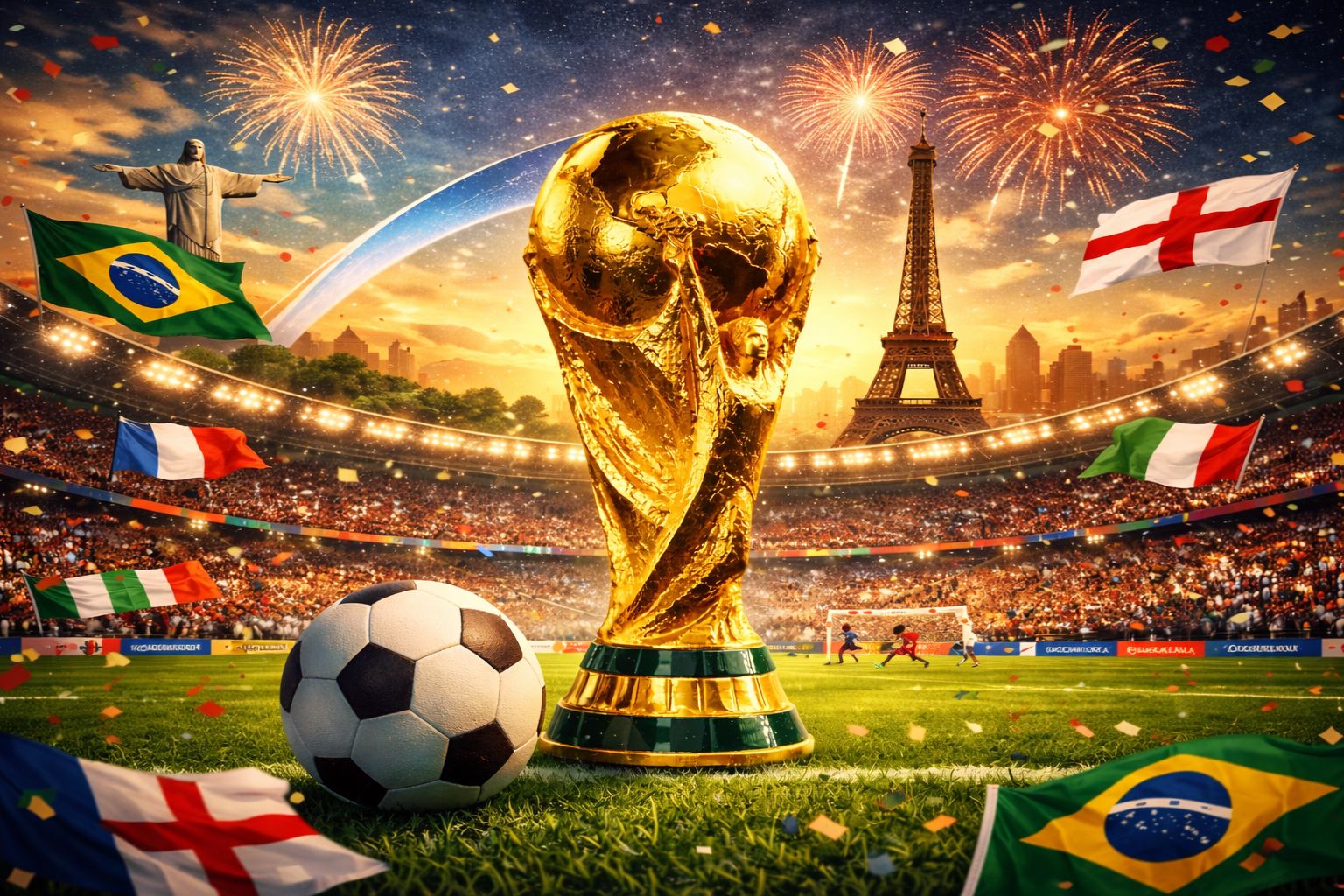 Copa do Mundo 2026: A Batalha Final pelas Últimas 6 Vagas Começa Agora! - Arte: [A Folha Hoje] via IA