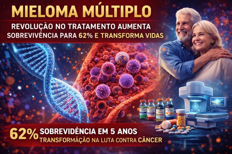 Mieloma Múltiplo: Revolução no Tratamento Aumenta Sobrevivência para 62% e Transforma Vidas
