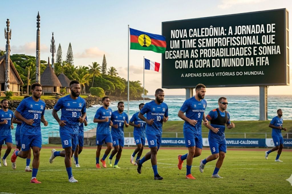 Nova Caledônia: A seleção de futebol semiprofissional que está a duas vitórias da Copa do Mundo da FIFA 2026