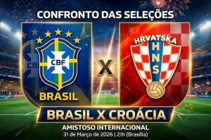 Saiba onde assistir ao jogo da Seleção Brasileira contra a Croácia nesta terça-feira
