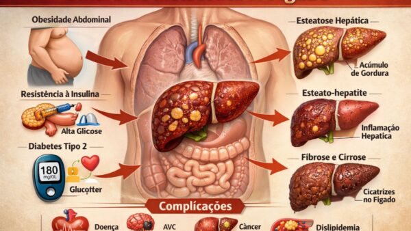 Síndrome Metabólica do Fígado: A Doença Silenciosa que Pode Levar ao Transplante e Câncer, Alertam Especialistas