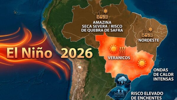 Alerta Máximo: El Niño Chega ao Brasil em Maio com Ondas de Calor Intensas e Riscos de Seca e Enchentes