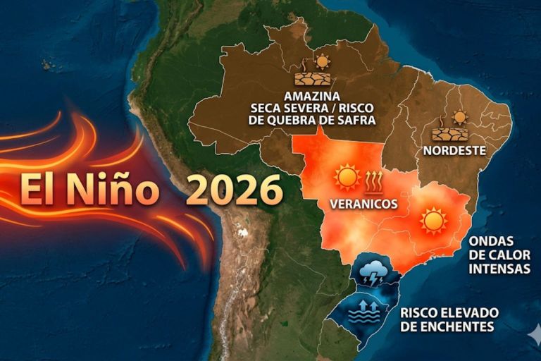 Alerta Máximo: El Niño Chega ao Brasil em Maio com Ondas de Calor Intensas e Riscos de Seca e Enchentes