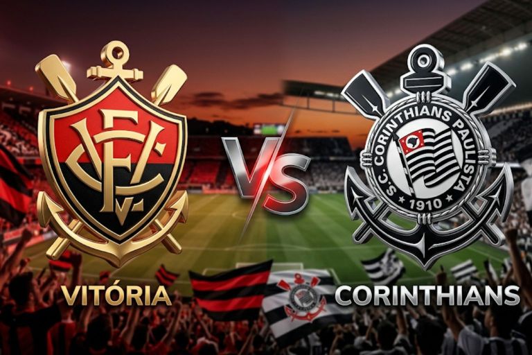 Corinthians x Vitória: Onde assistir ao vivo, horário e escalações (18/04)