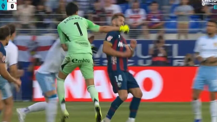 Goleiros são expulsos após briga generalizada em jogo da segunda divisão da Espanha: veja o vídeo!