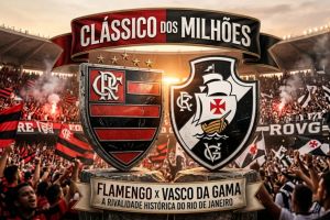 Clássico dos Milhões: Flamengo encara Vasco no Maracanã em busca da liderança do Brasileirão