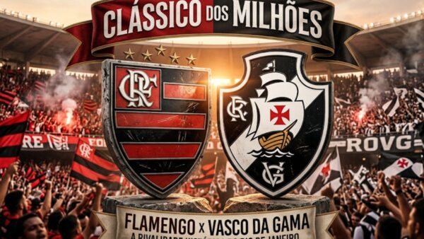 Clássico dos Milhões: Flamengo encara Vasco no Maracanã em busca da liderança do Brasileirão