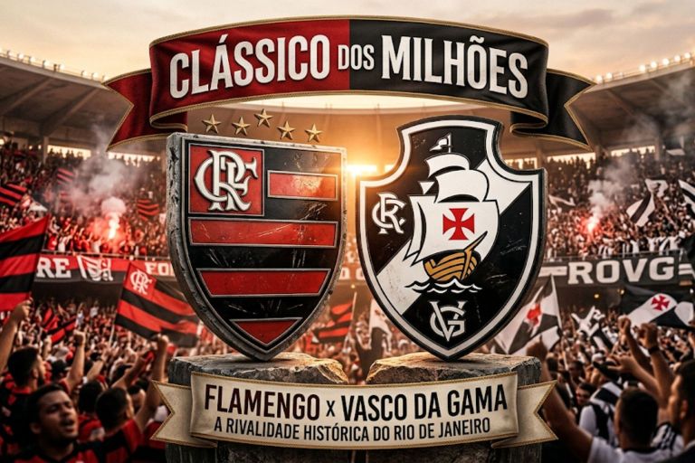 Clássico dos Milhões: Flamengo encara Vasco no Maracanã em busca da liderança do Brasileirão