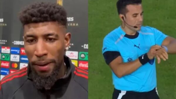 Emerson Royal detona árbitro de Flamengo x Estudiantes: “Precisa quebrar a perna para ser força excessiva?”