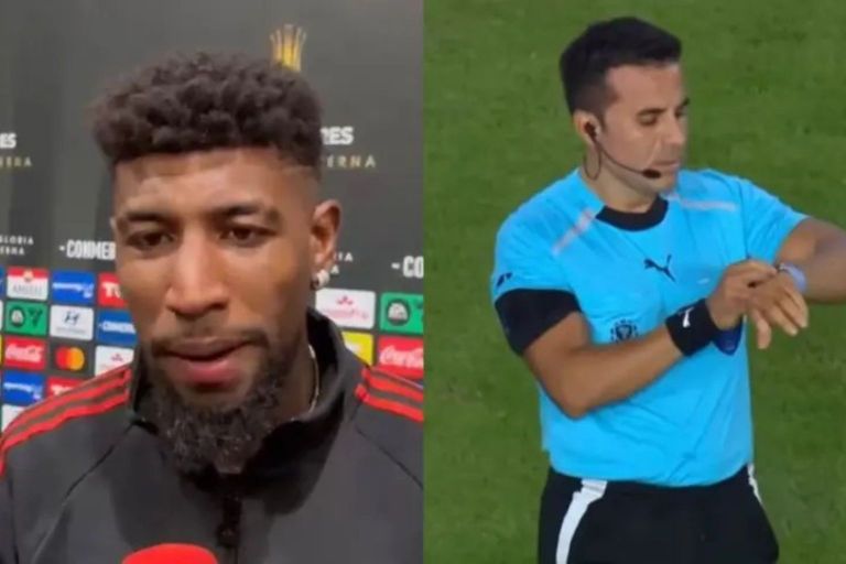 Emerson Royal detona árbitro de Flamengo x Estudiantes: “Precisa quebrar a perna para ser força excessiva?”