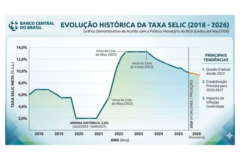 Juros em 1 Dígito? Analista da CNN Aposta que Selic Só Cairei Abaixo de 10% na Próxima Década com Guerra e Dívida Pública