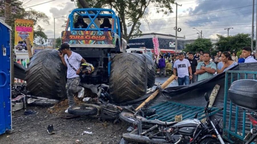 Tragédia na Colômbia: Monster Truck descontrolado em evento deixa 3 mortos e 35 feridos em Popayán