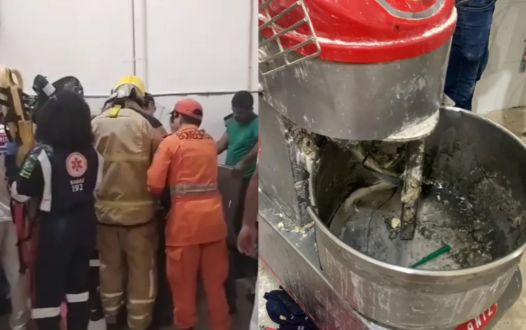 Tragédia na Padaria de Itabaiana: Funcionário tem braço preso em máquina; Bombeiros realizam resgate de mais de uma hora