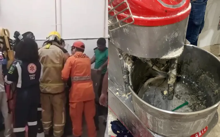 Tragédia na Padaria de Itabaiana: Funcionário tem braço preso em máquina; Bombeiros realizam resgate de mais de uma hora