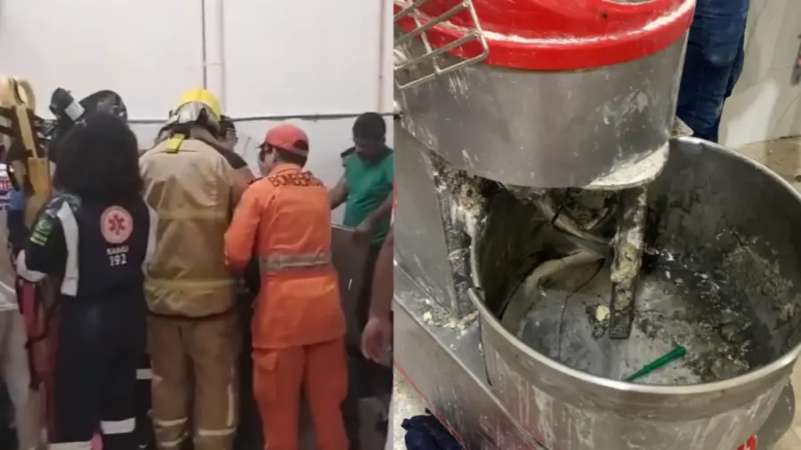 Tragédia na Padaria de Itabaiana: Funcionário tem braço preso em máquina; Bombeiros realizam resgate de mais de uma hora