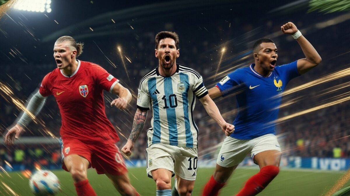 Artilharia da Copa do Mundo 2026: Messi lidera com cinco gols; Haaland e Mbappé seguem na cola