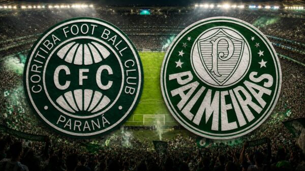 Que horas começa Coritiba x Palmeiras?